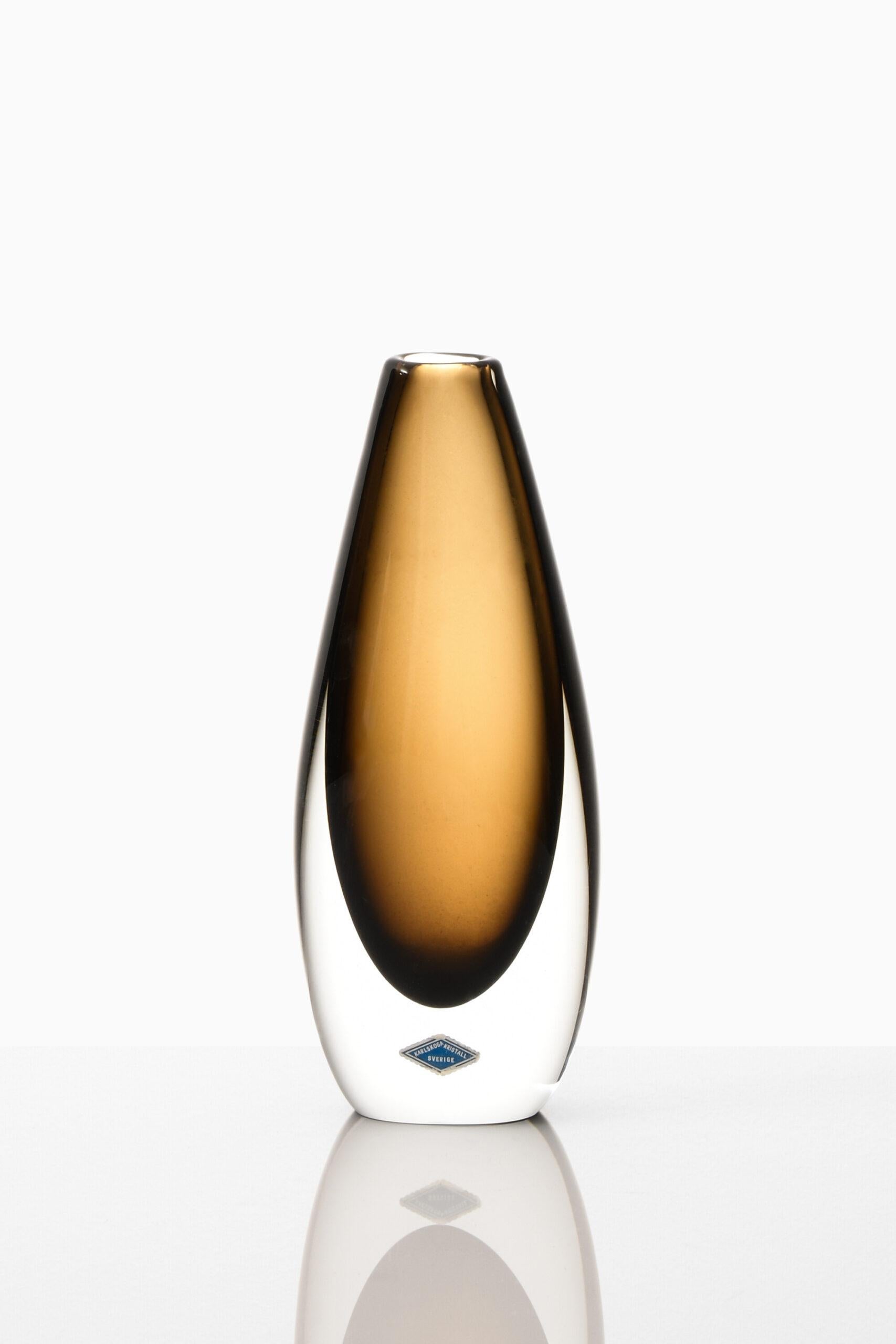Vase, hergestellt von Karlskoga Kristall in Schweden (Schwedisch) im Angebot