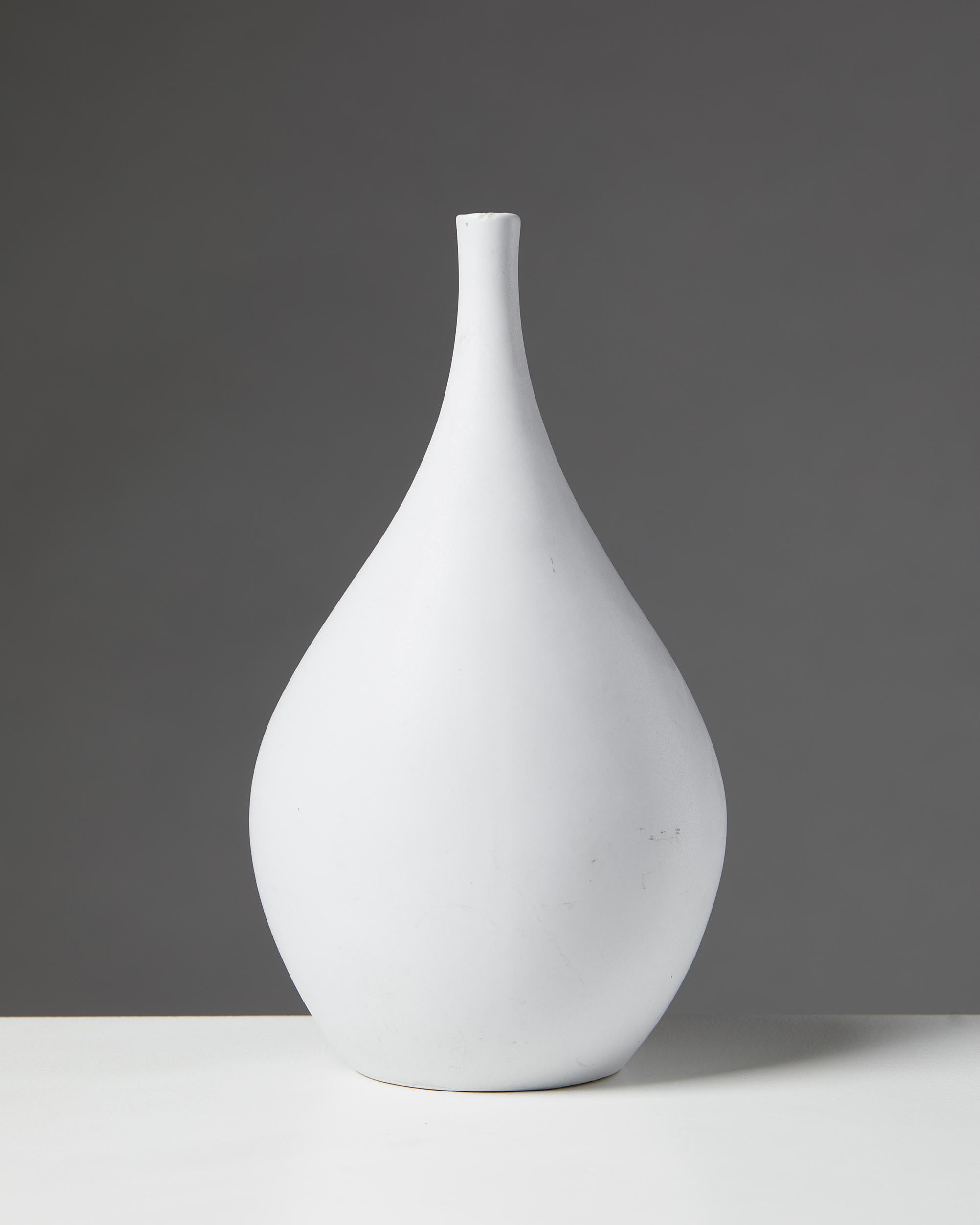 20th Century Vase ‘Pungo’ designed by Stig Lindberg for Gustavsberg, Stoneware, Sweden, 1950s For Sale