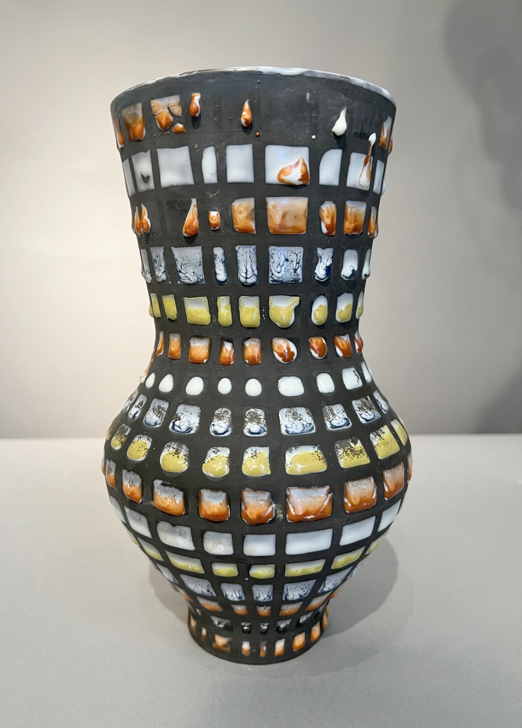 Modern Vase « Pyjama », by Roger Capron, Vallauris, France, circa 1960 For Sale