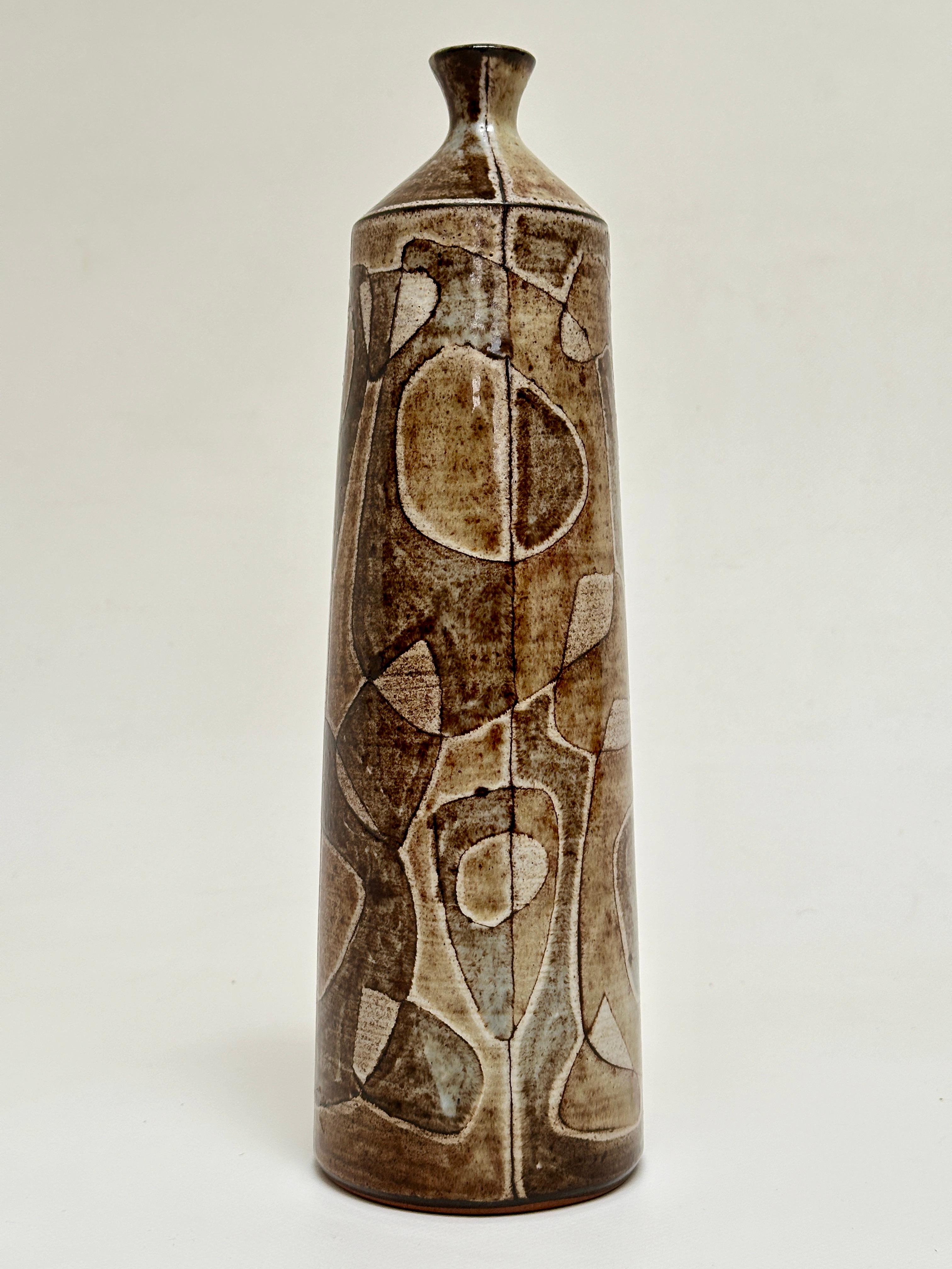 Scandinavian Modern Vase, Robert Perot, Vallauris, c. 1960 For Sale
