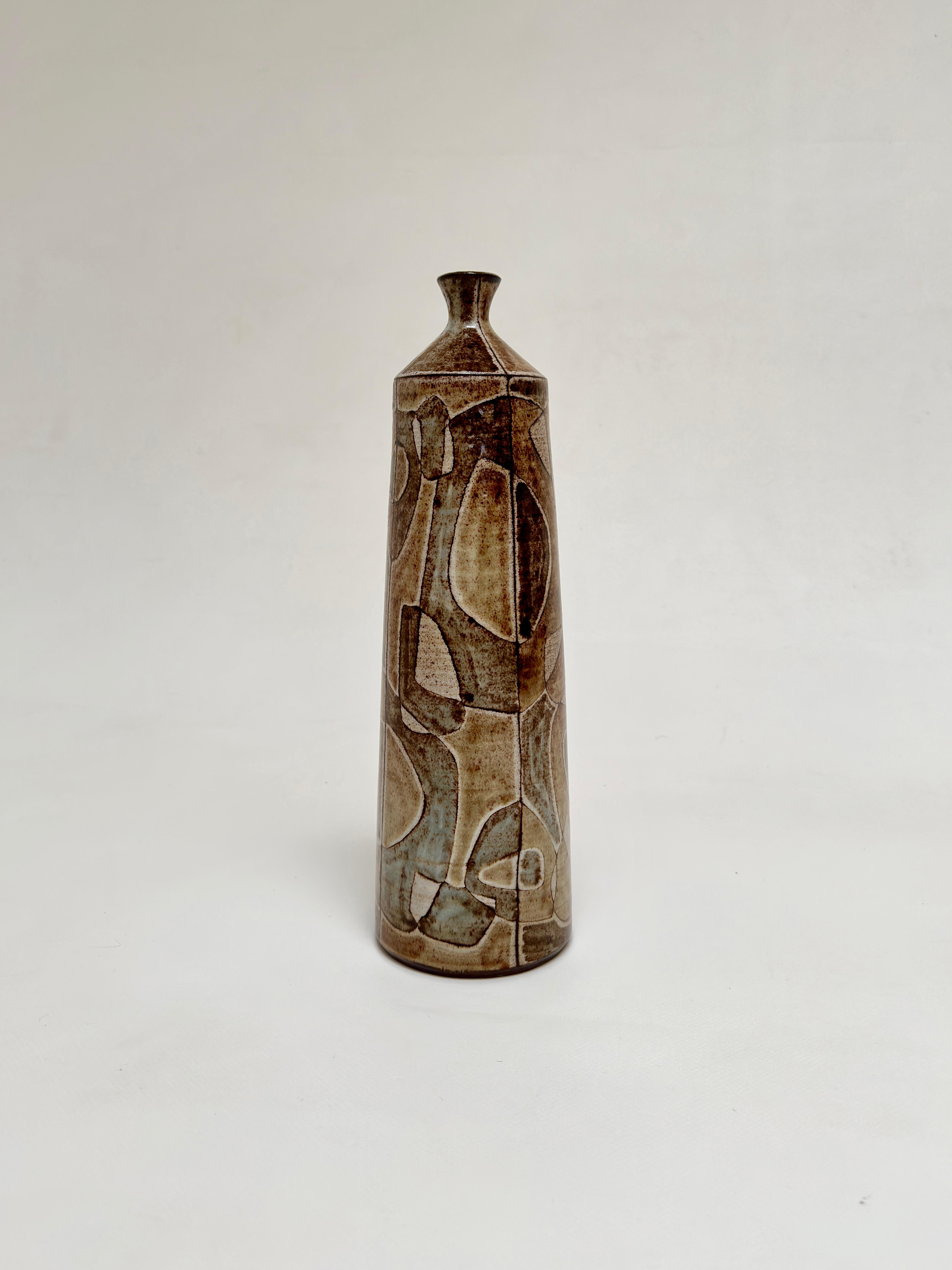 Céramique Vase, Robert Perot, Vallauris, vers 1960 en vente