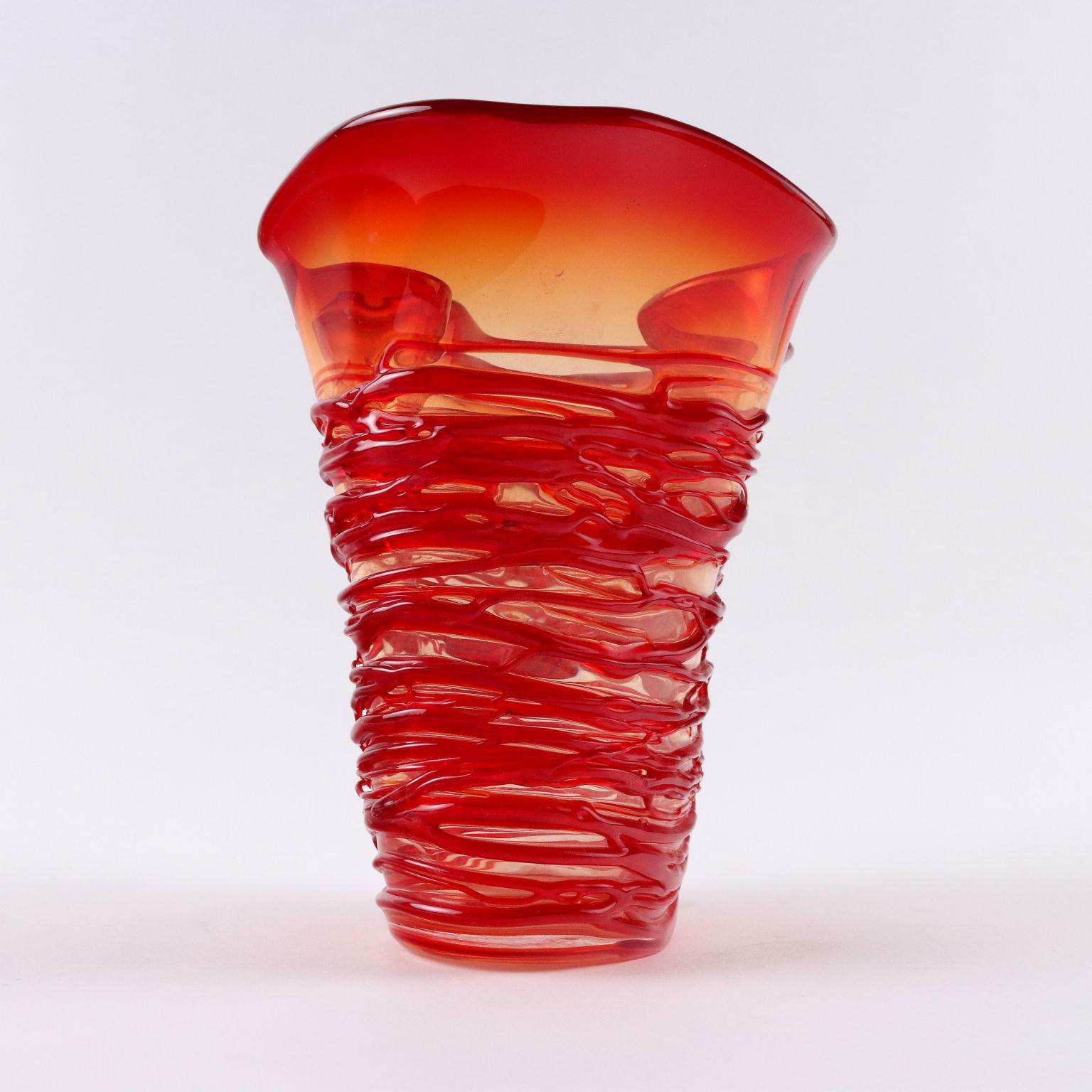 20th Century Vase S. Costantini Glass, Italy, XX Century