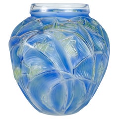 Antique Vase "Sauterelles" by René Lalique