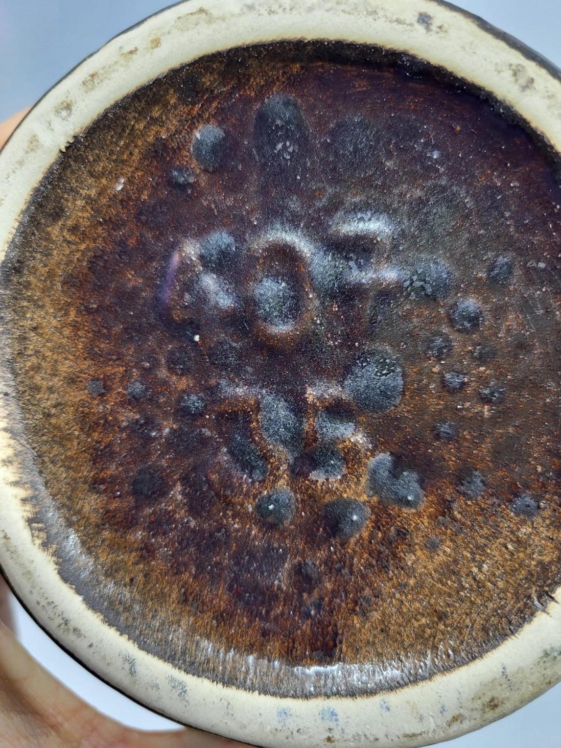 Vaso Scheurich Keramik modèle 407 en céramique marron et rouge Allemagne 1960 in vendita 1