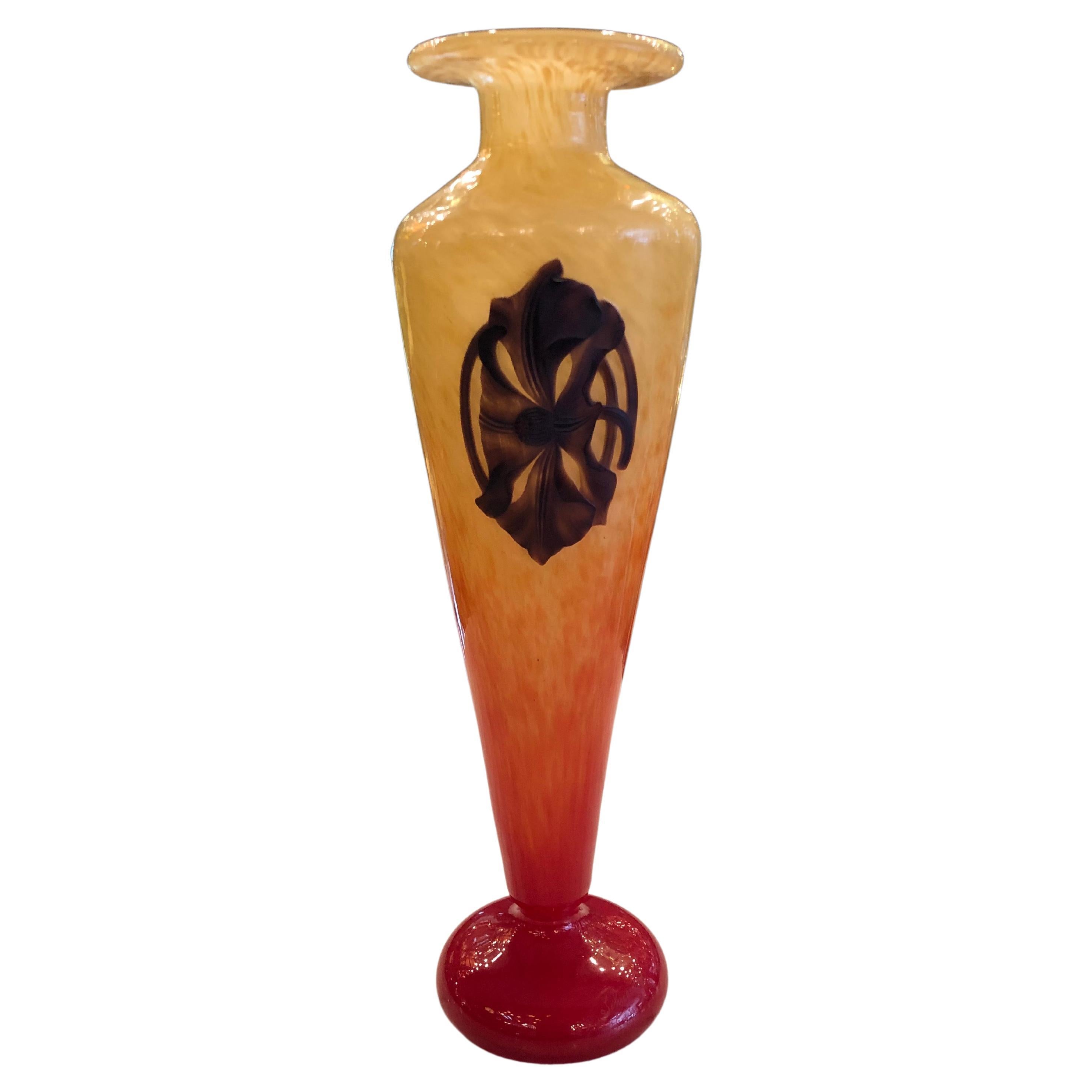  Unusual Vase Schneider With application worked to stone, 1923, Style: Art Deco