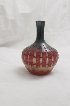 Vase Schneider With the symbol of candy or French flag, (Chickoree), 1920