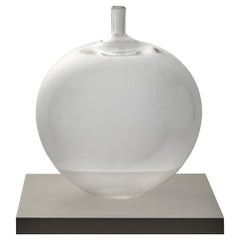 Vase/Sculpture ‘The Apple’ Designed by Ingeborg Lundin for Orrefors, Sweden