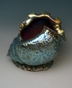 Vase Shell Loetz Widow Klostermuehle Art Nouveau 1900 Candia Silberiris Diaspora