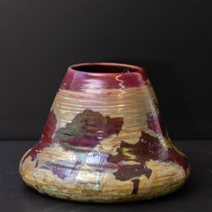 Vase Sig. Clément Massier Golfe-Juan:: L. Levy:: c. 1890