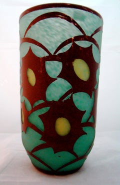 Vase, Sign: Charder, (Cosmos), France, 1925