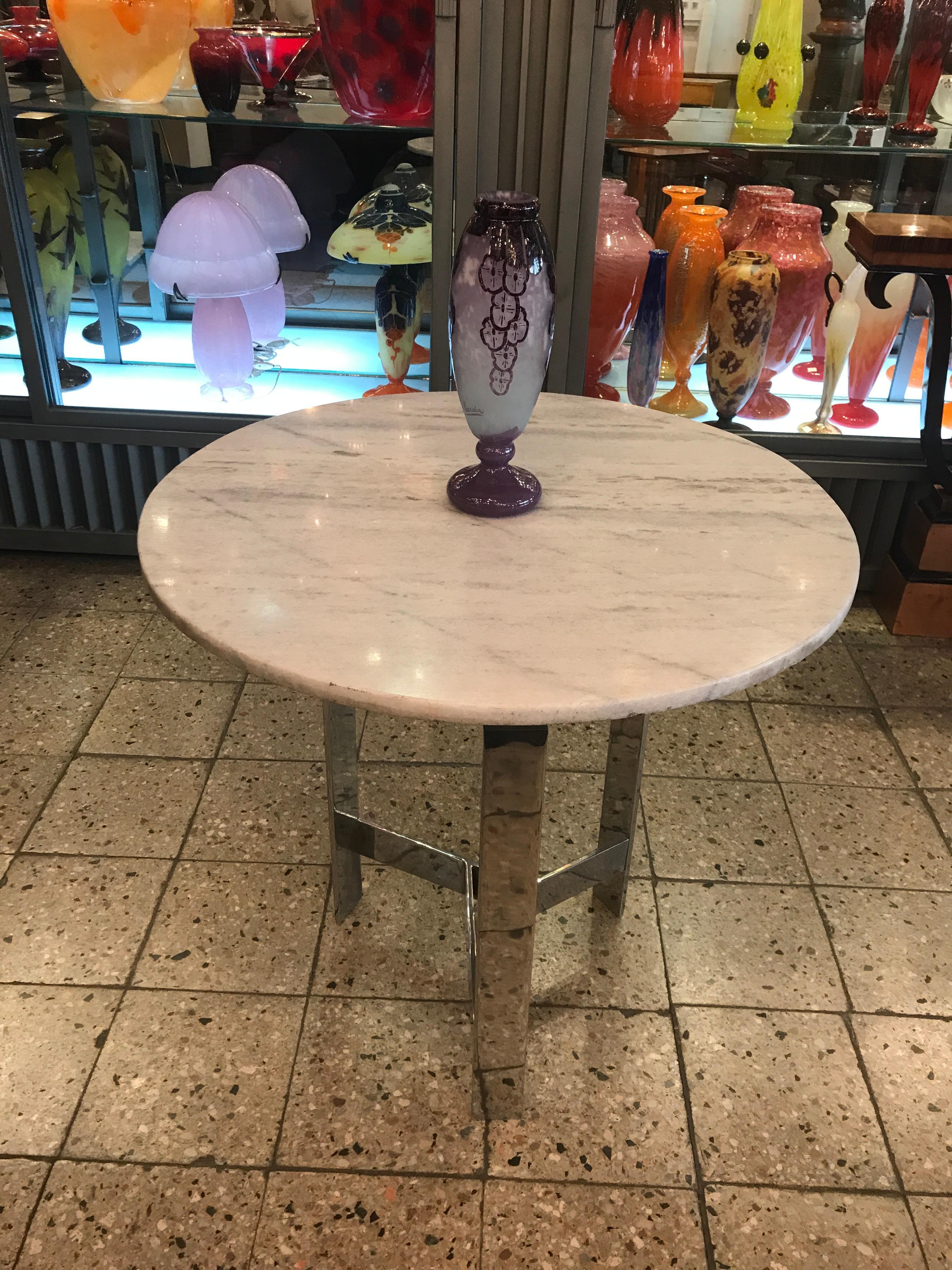 Jarrón, Signo: Charder, Le Verre ( Planta de lavanda ), Francia, 1927 en venta 12