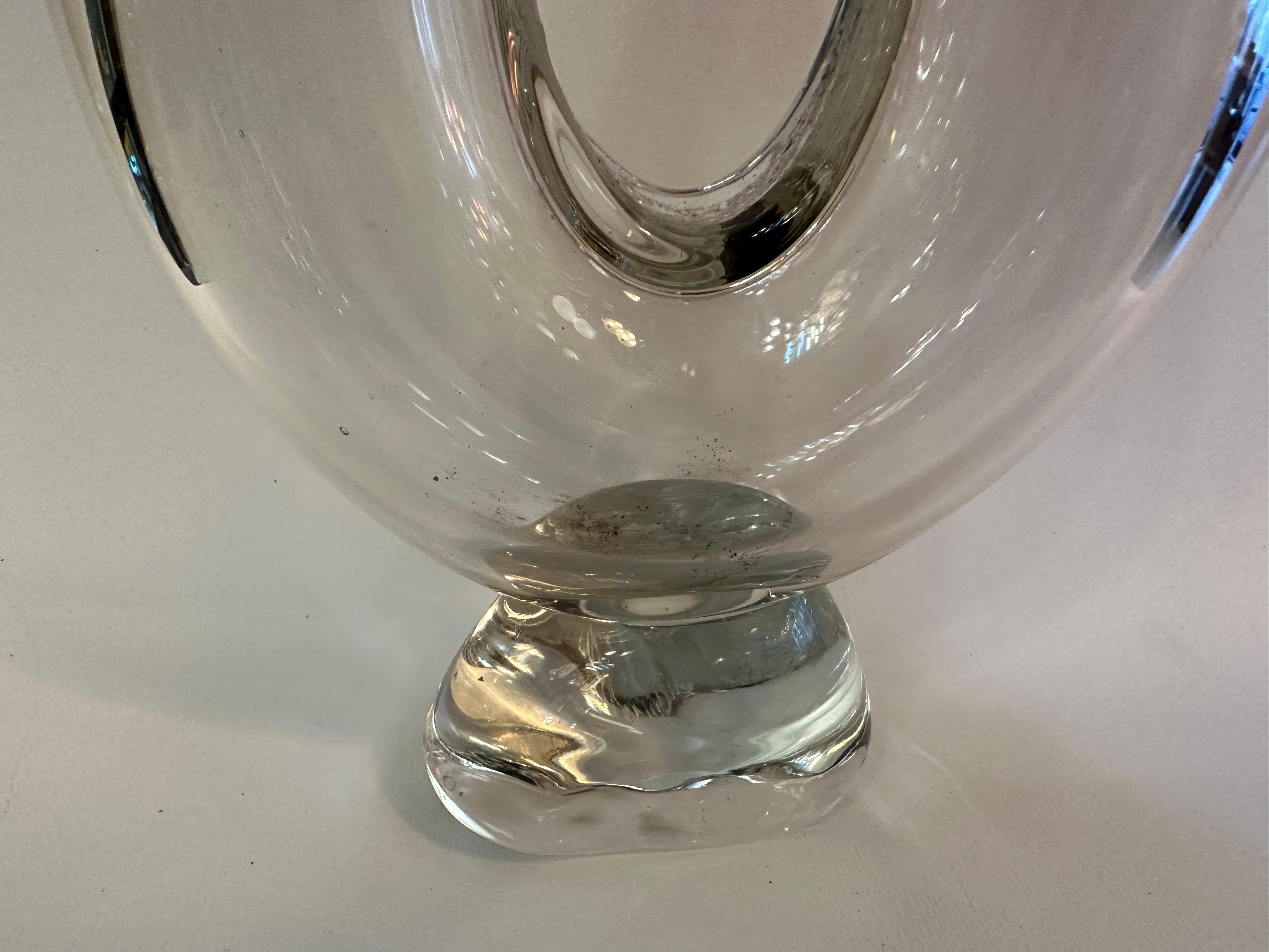 Vase , Sign: Cristaleria Querandi Jugendstil 0294/85 For Sale 12