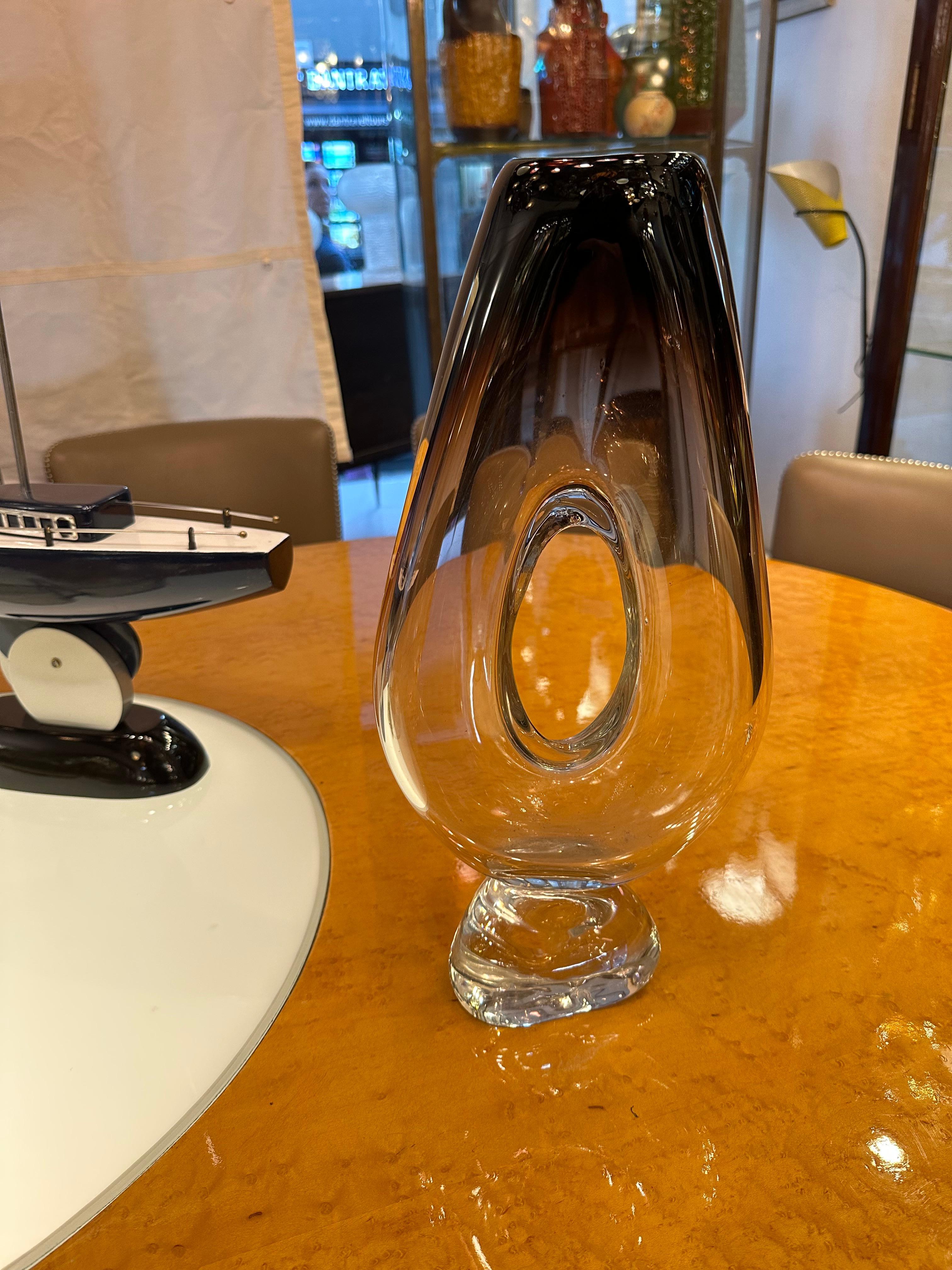 Fin du 20e siècle Vase : Cristaleria Querandi Jugendstil 0294/85 en vente