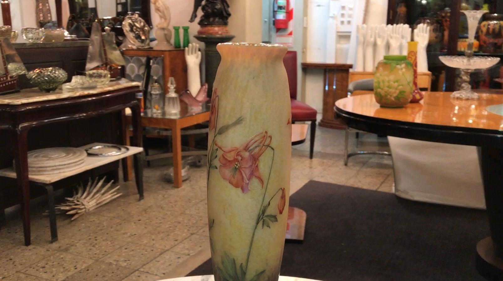 Vase, signé Daum Nancy, France, 1903, Style : Jugendstil, Art Nouveau, Liberty en vente 5