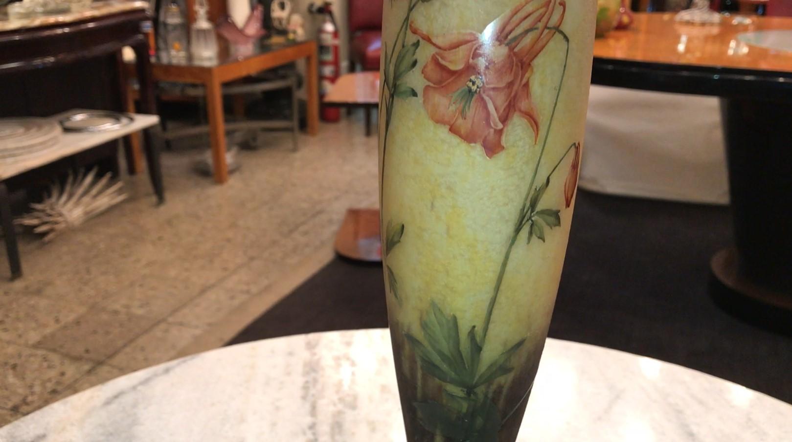Vase, signiert: Daum Nancy, Frankreich, 1903, Stil: Jugendstil, Freiheit im Angebot 7