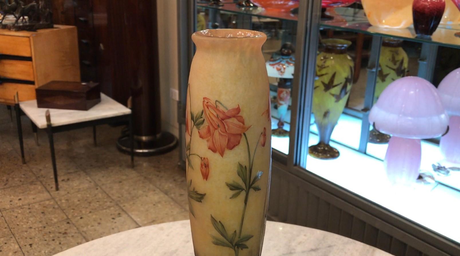 Vase, signé Daum Nancy, France, 1903, Style : Jugendstil, Art Nouveau, Liberty en vente 9