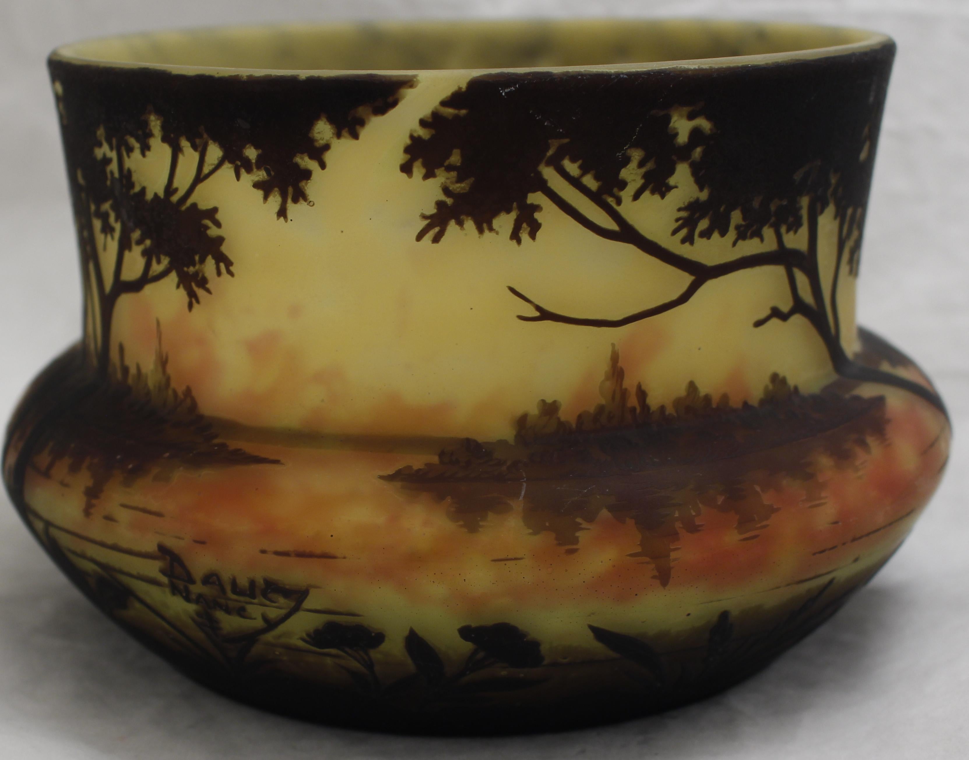 Vase, Sign: Daum Nancy, France, 1904, Style: Jugendstil, Art Nouveau, Liberty For Sale 2