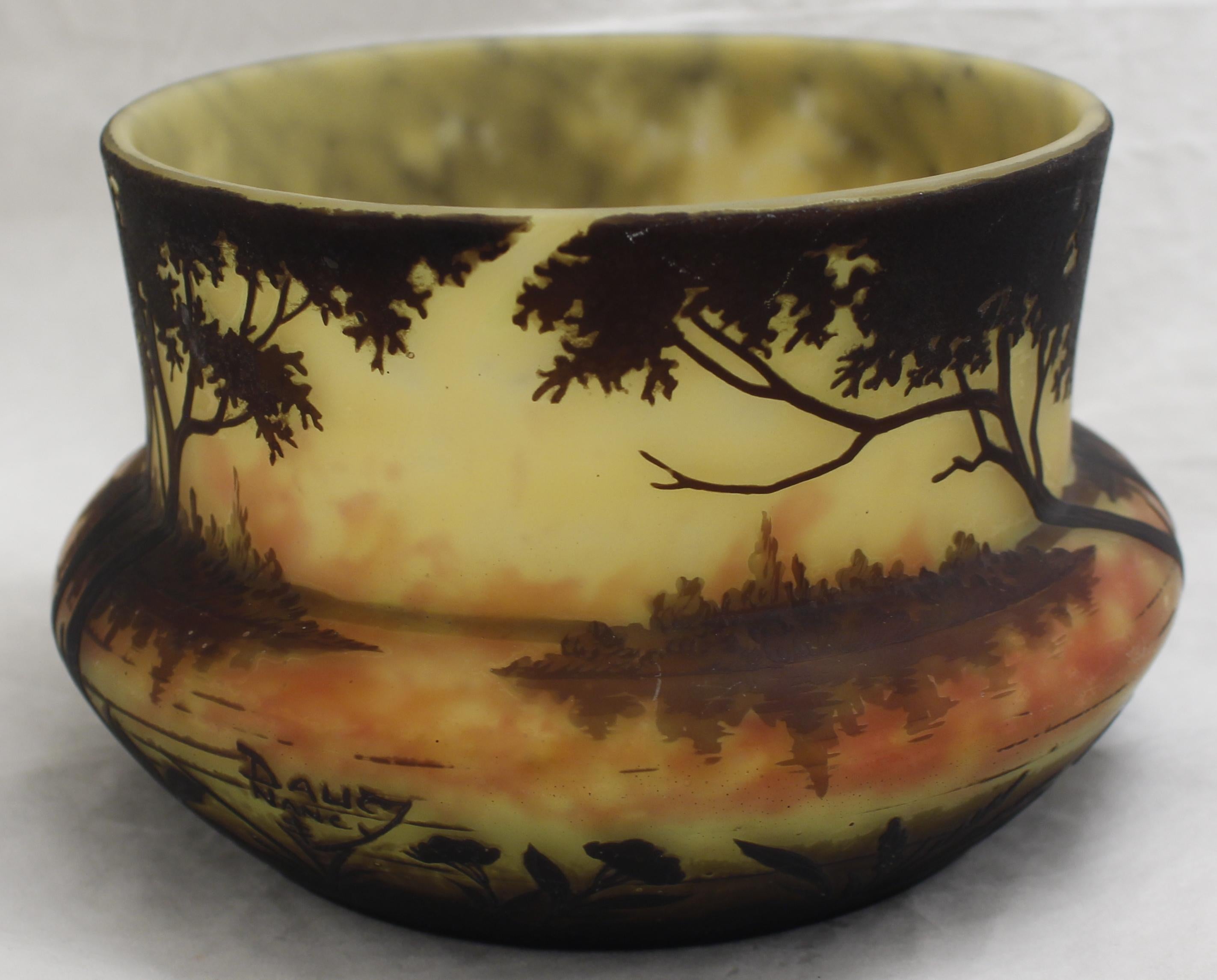 Vase, Sign: Daum Nancy, France, 1904, Style: Jugendstil, Art Nouveau, Liberty For Sale 3