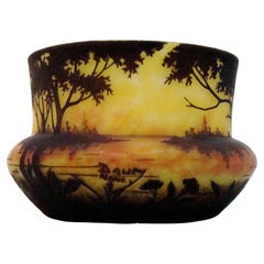 Vase, Sign: Daum Nancy, France, 1904, Style: Jugendstil, Art Nouveau, Liberty