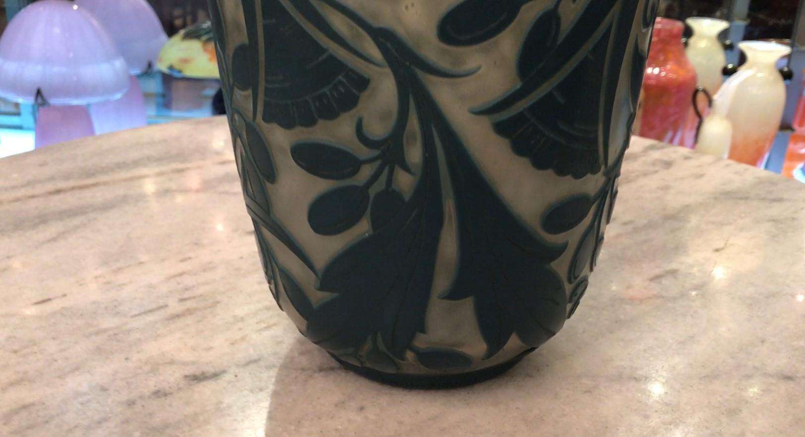 Vase, étiquette : Daum Nancy France en vente 6