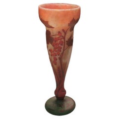 Vaso, Segno: Daum Nancy, Francia, Stile: Jugendstil, Art Nouveau, Liberty, 1903