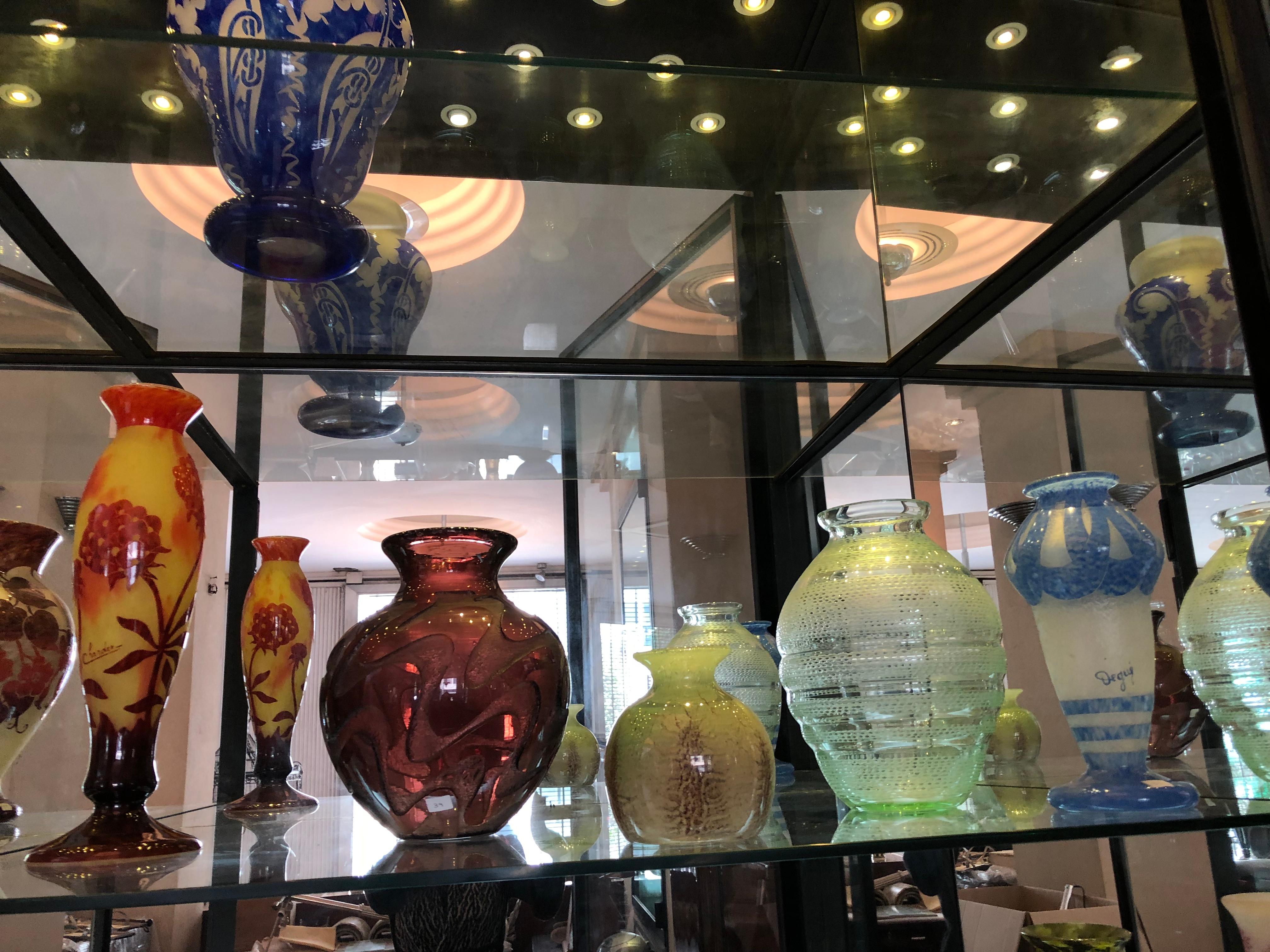 Florero Sign: Degué, Made in France, 1926, Art Decó en venta 6