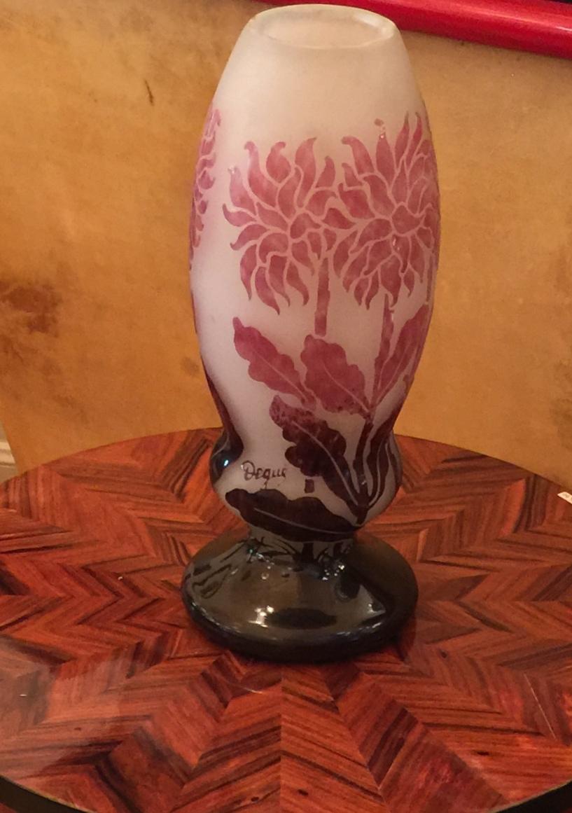 Vase Sign: Degué, Made in France For Sale 7