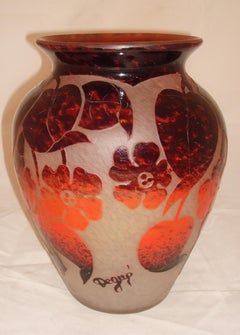 Vase Sign: Degué, Made in France