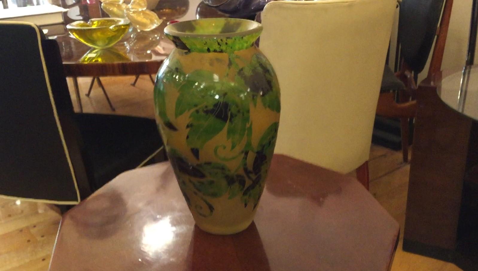 Vaso Sign: Degué, Made in France, Stile : Art Deco, 1926 in vendita 3