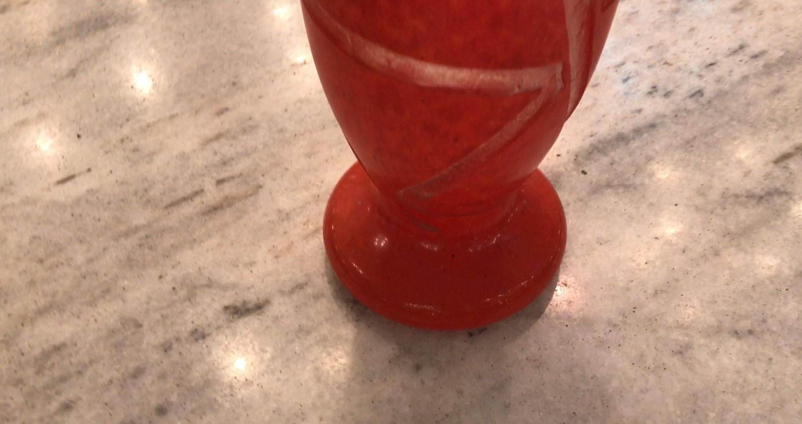Vase Sign: Degué, Made in France, Style : Art Deco, 1926 For Sale 5
