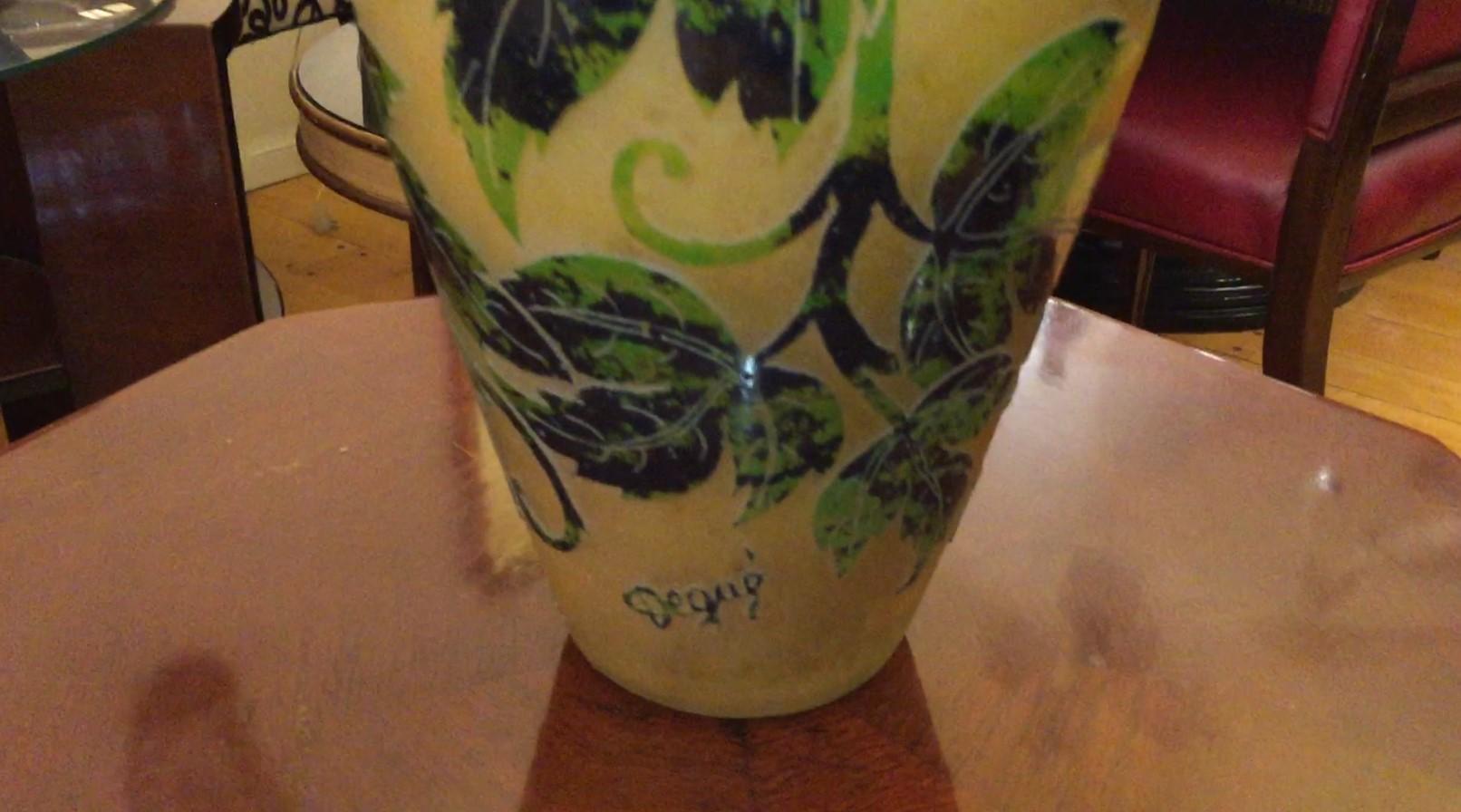 Vaso Sign: Degué, Made in France, Stile : Art Deco, 1926 in vendita 5