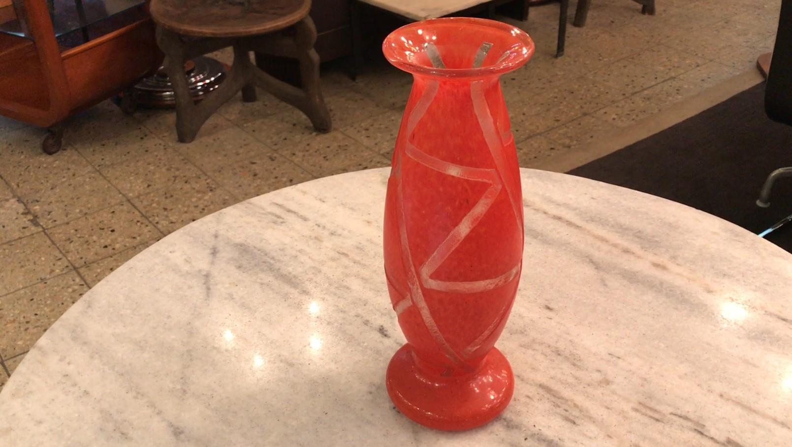 Vase Signe : Degué, Made in France, Style : Art Deco, 1926 en vente 7