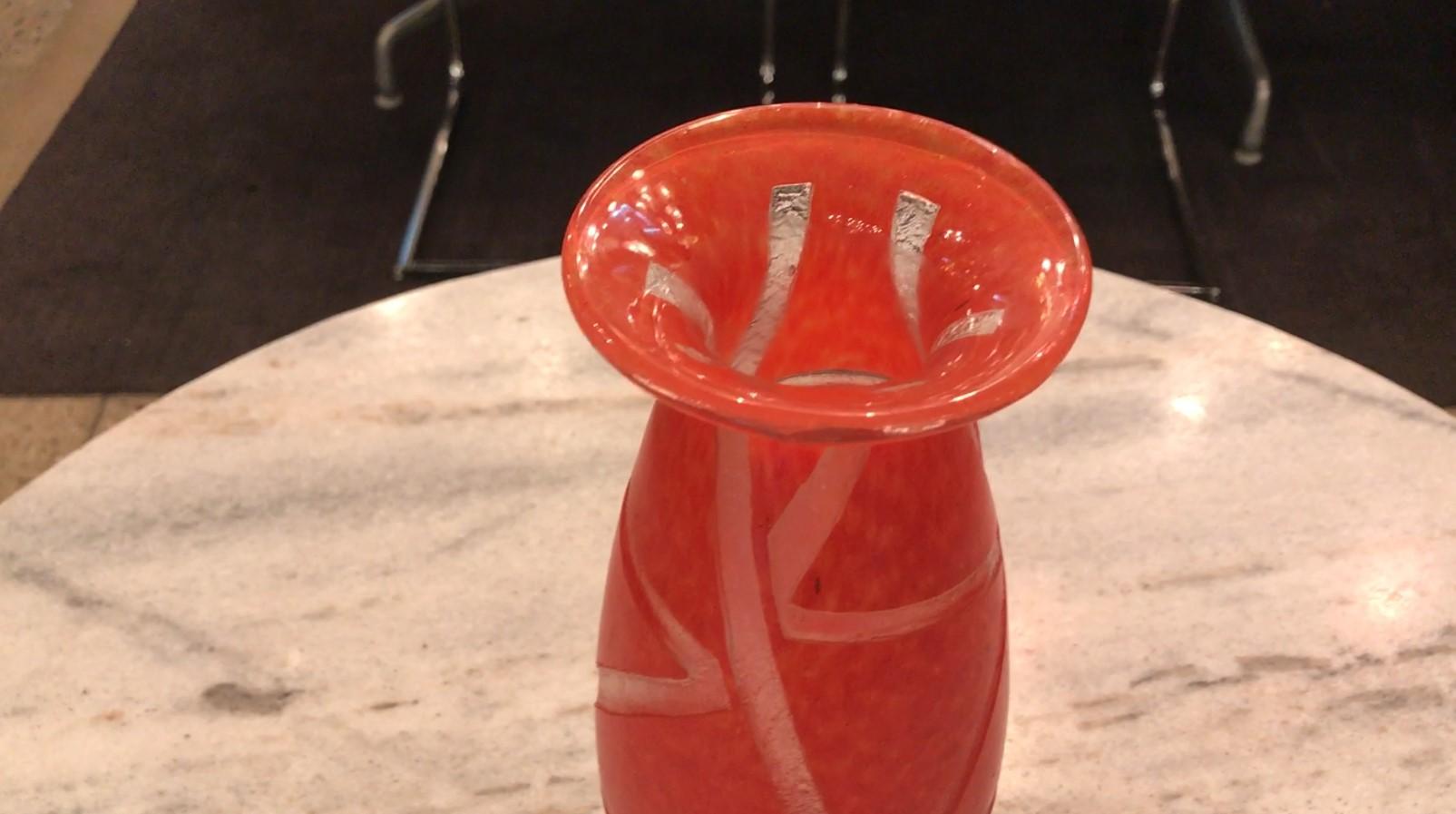 Vase Signe : Degué, Made in France, Style : Art Deco, 1926 en vente 8