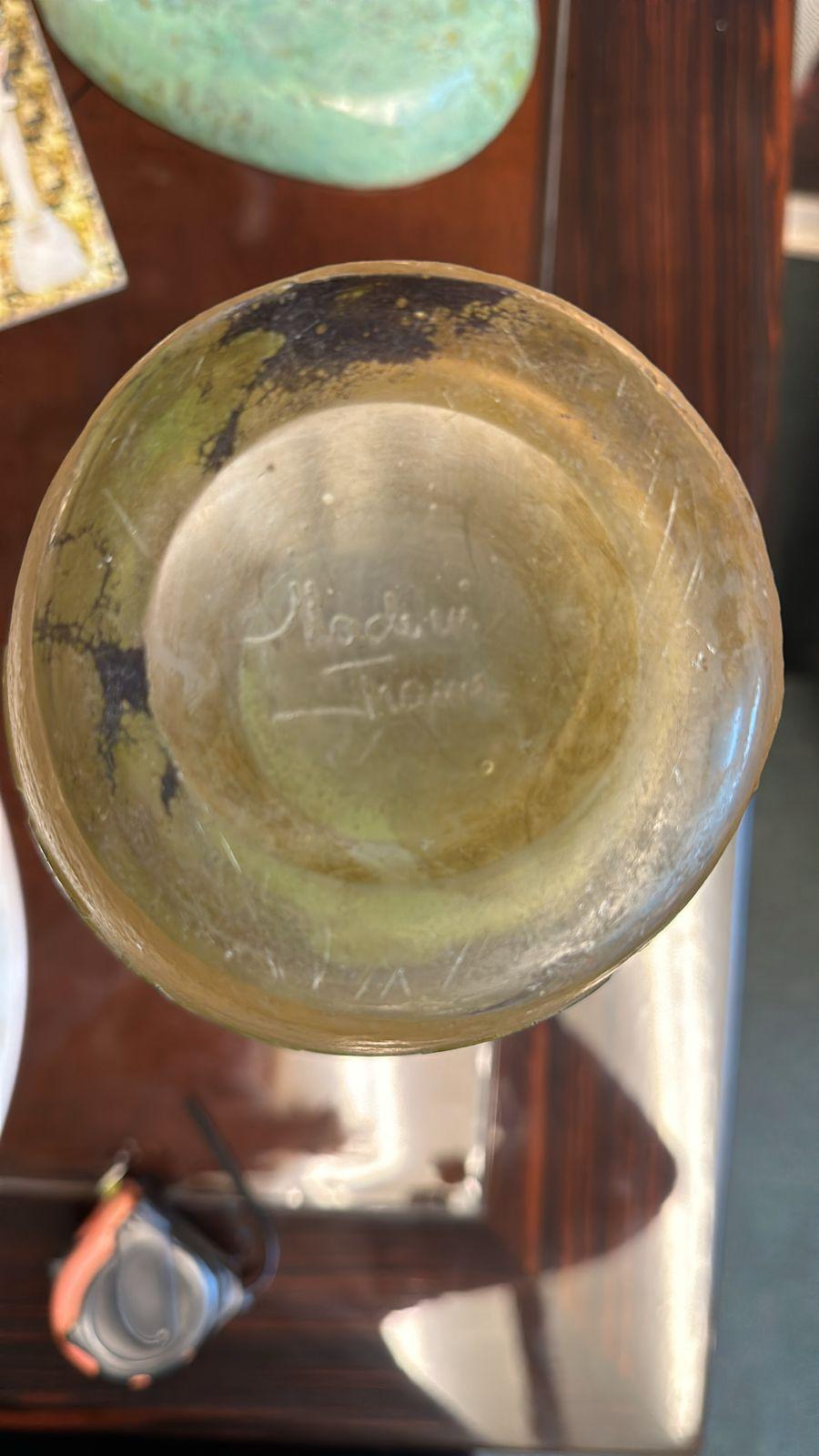 Vaso Sign: Degué, Made in France, Stile : Art Deco, 1926 in vendita 12