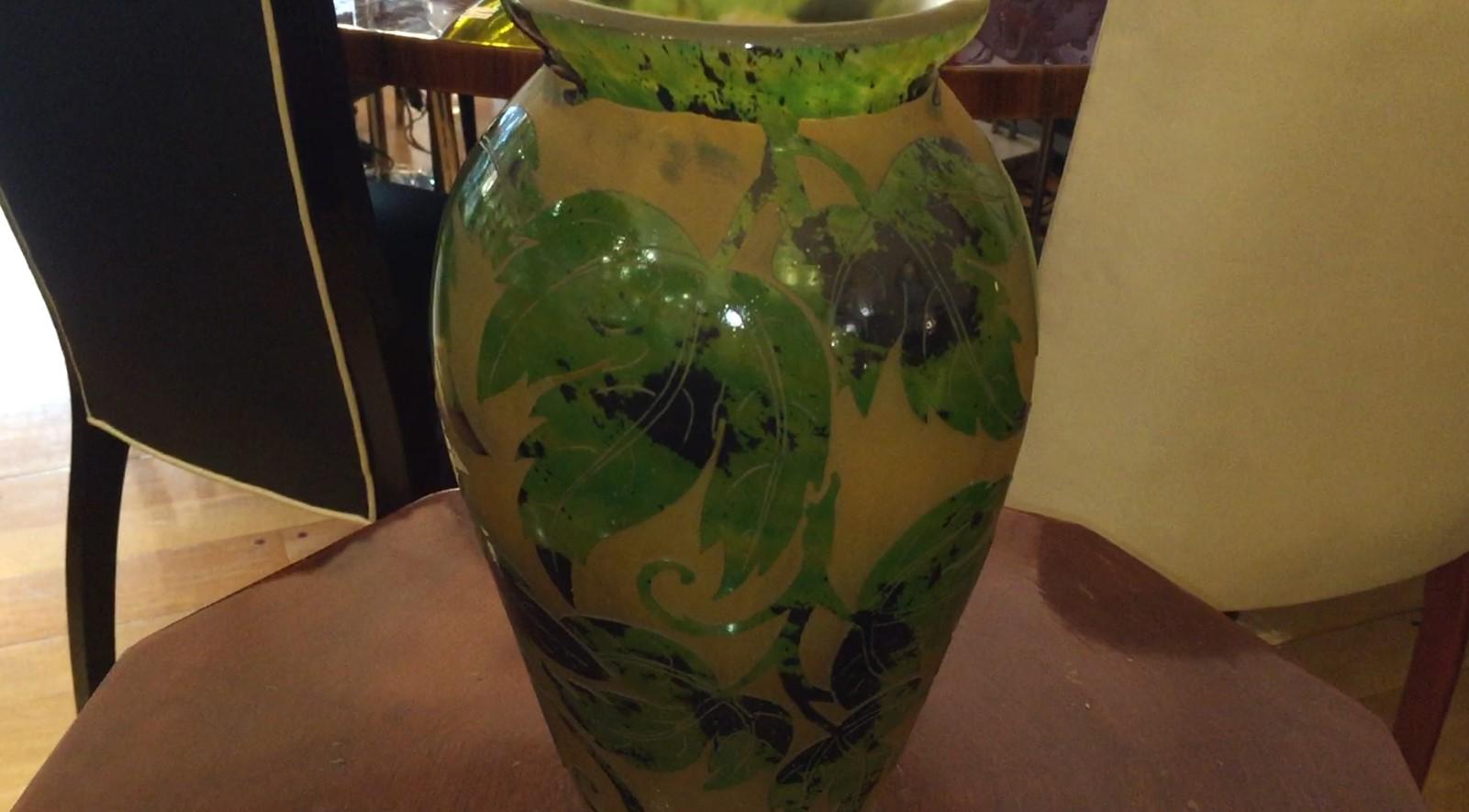 Vaso Sign: Degué, Made in France, Stile : Art Deco, 1926 in vendita 2