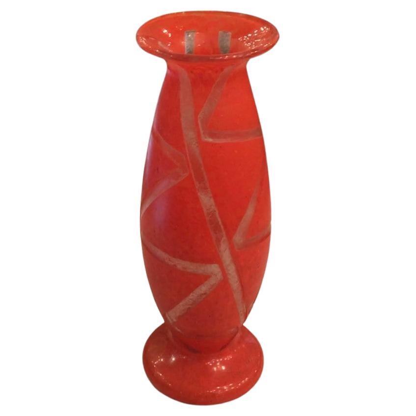 Vase Sign: Degué, Made in France, Style : Art Deco, 1926 For Sale