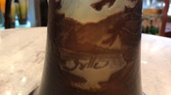 Vase, Sign: Gallé, Style: Jugendstil, Art Nouveau, Liberty, 1905