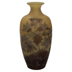 Vase, Sign: Galle, Style: Jugendstil, Art Nouveau, Liberty,  French