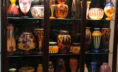 Vase, Sign: Le Verre Francais ( Plant Mirettes / Peepers ), Style: Art Nouveau