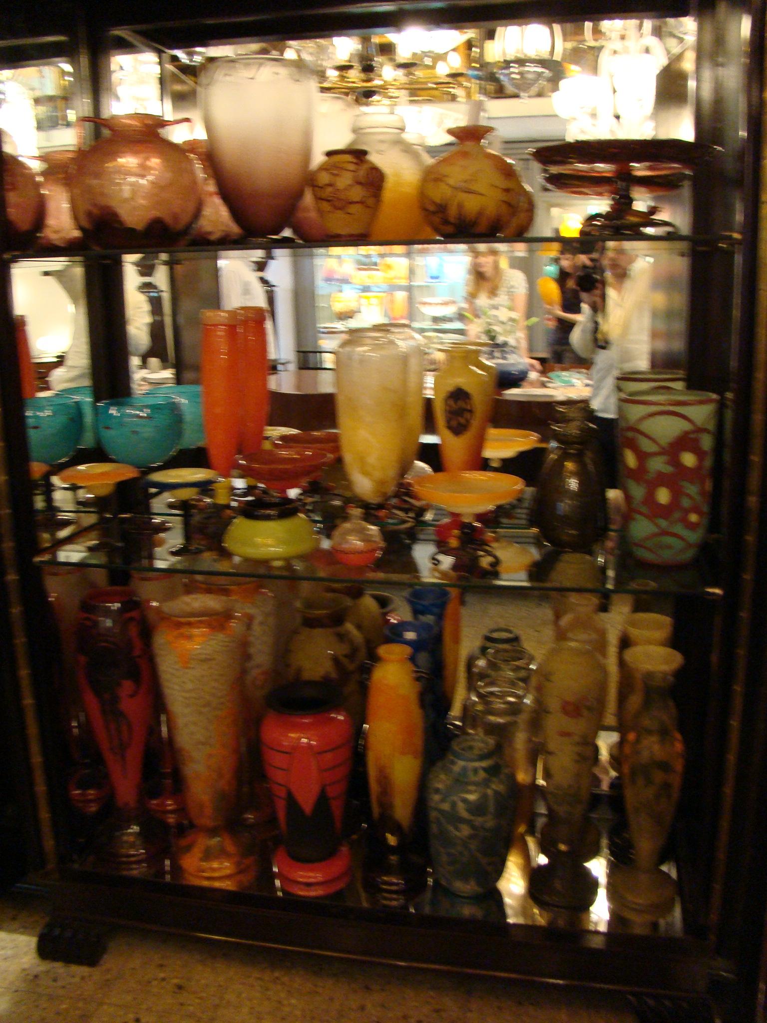 Vase, Sign: Le Verre Francais ( Primerolles Decoration),  Art Nouveau, Liberty For Sale 12