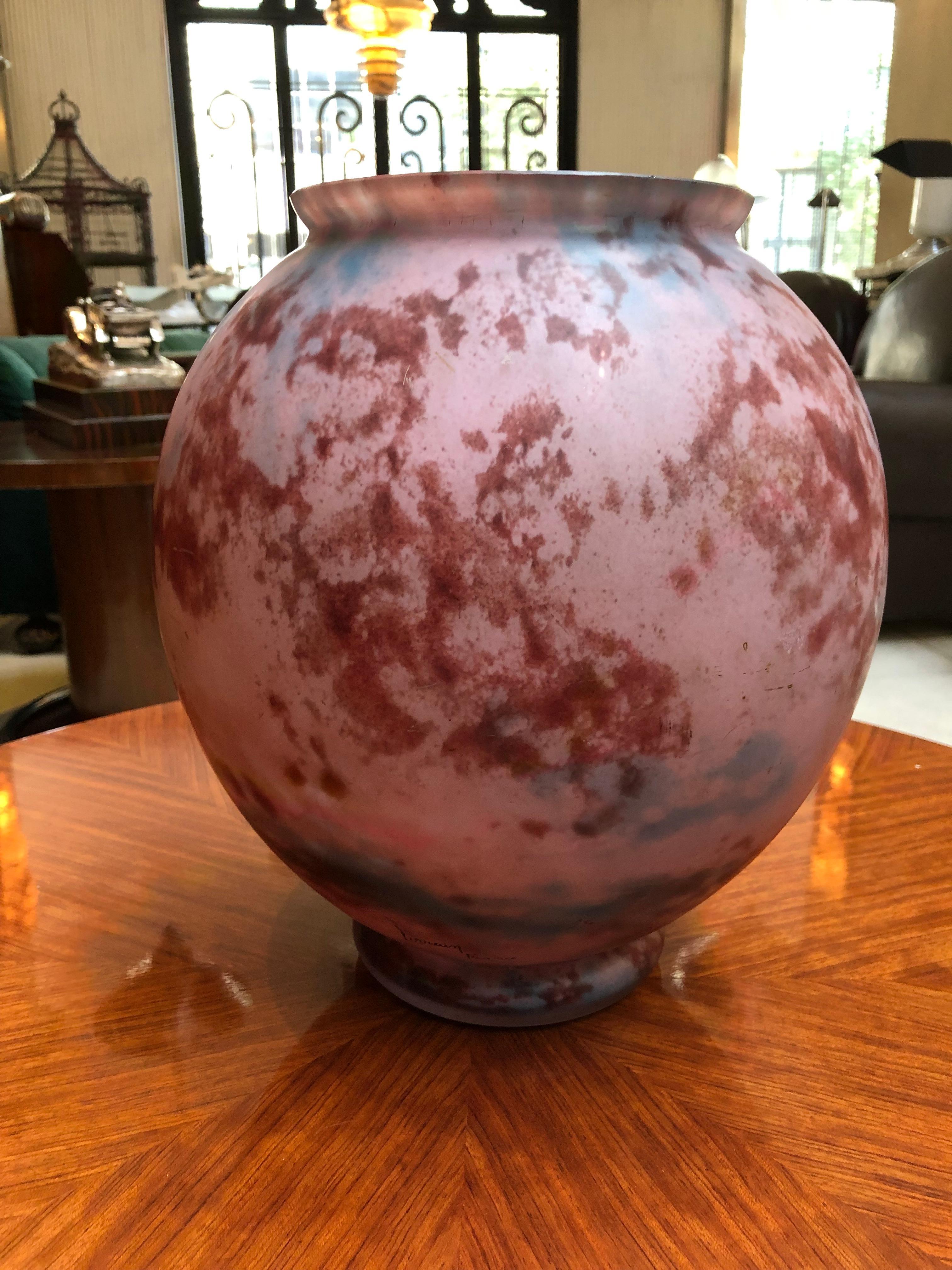 Vase Sign: Lorrain France In Good Condition For Sale In Ciudad Autónoma Buenos Aires, C