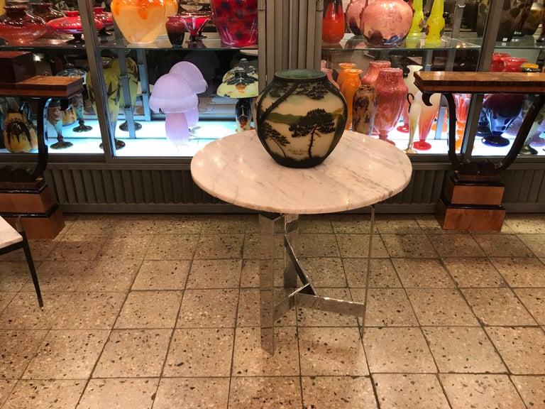 Big Vase, Sign: Muller Freres Luneville, Style: Jugendstil