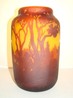 Vase Sign: Muller Fres Luneville, Jugendstil, Art Nouveau, liberty