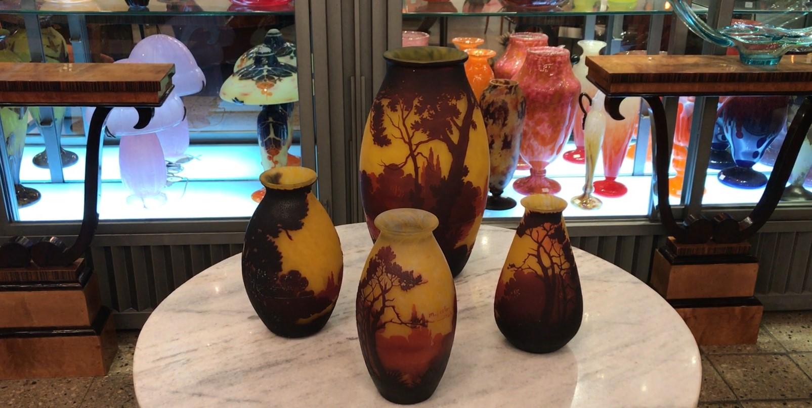 Vase, Sign: Muller Fres Luneville,  Style: Jugendstil, Art Nouveau, Liberty For Sale 5