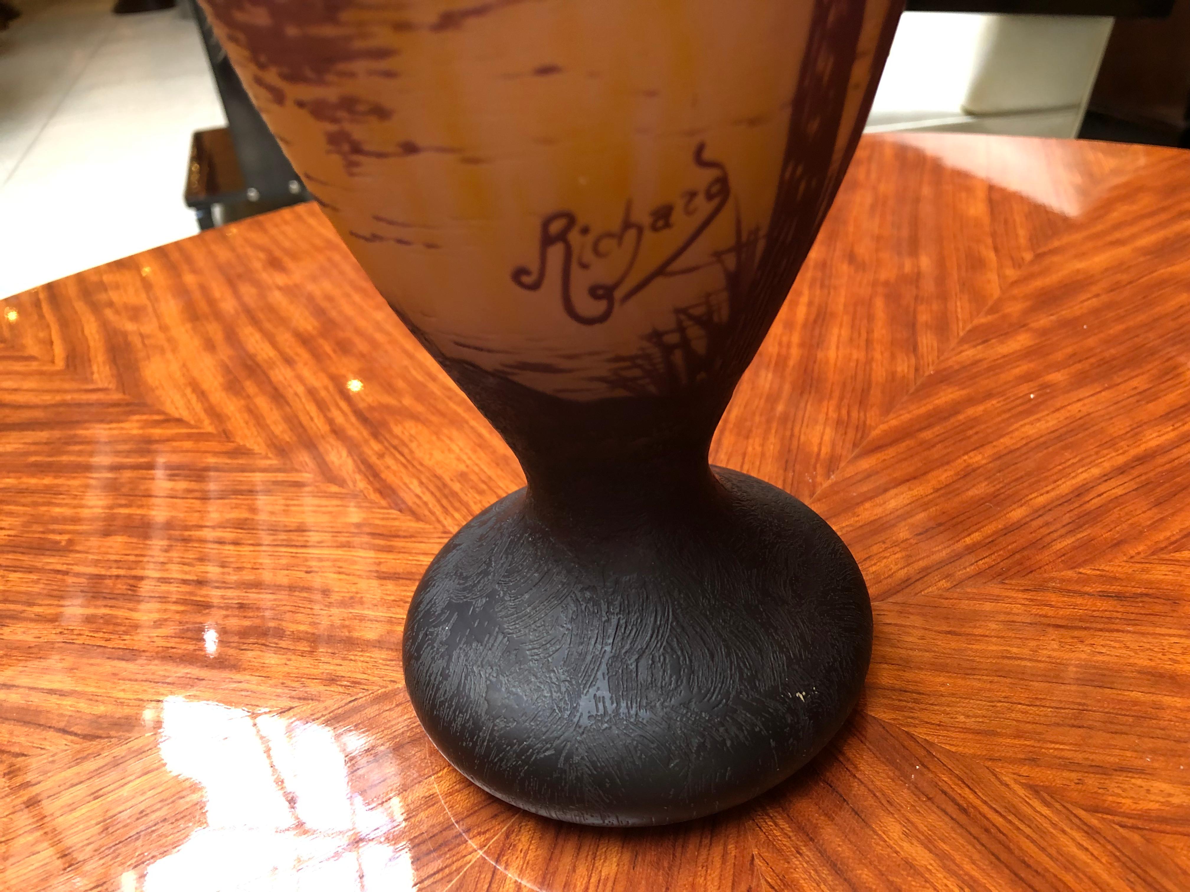 Austrian Vase Sign: Richard, Jugendstil, Art Nouveau, Liberty For Sale