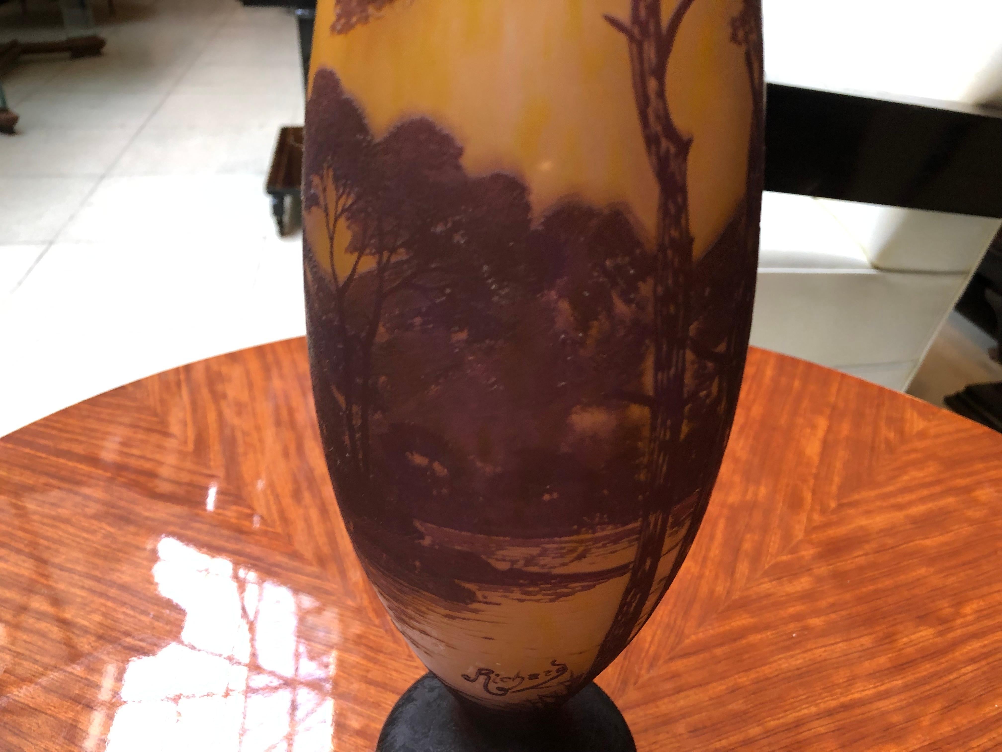 Early 20th Century Vase Sign: Richard, Jugendstil, Art Nouveau, Liberty For Sale