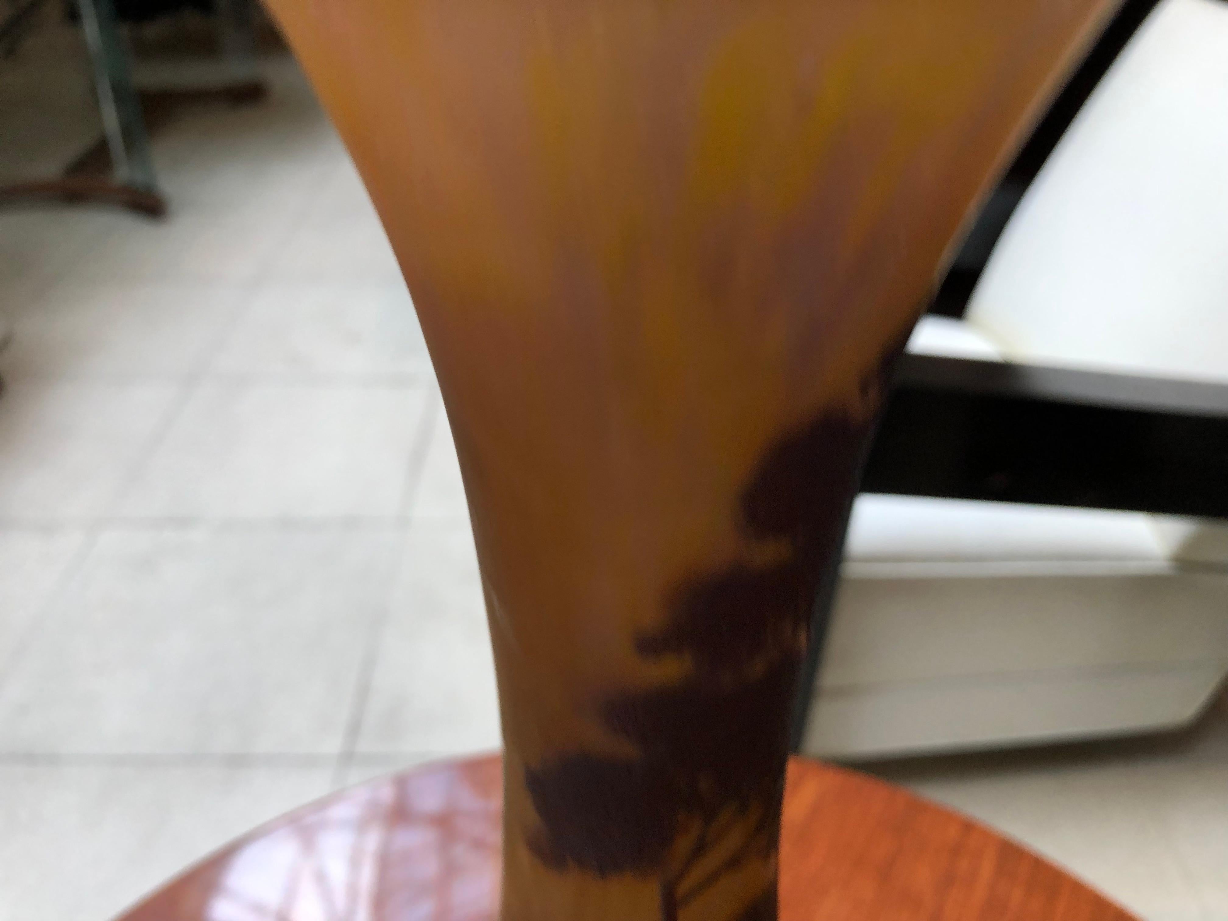 Glass Vase Sign: Richard, Jugendstil, Art Nouveau, Liberty For Sale