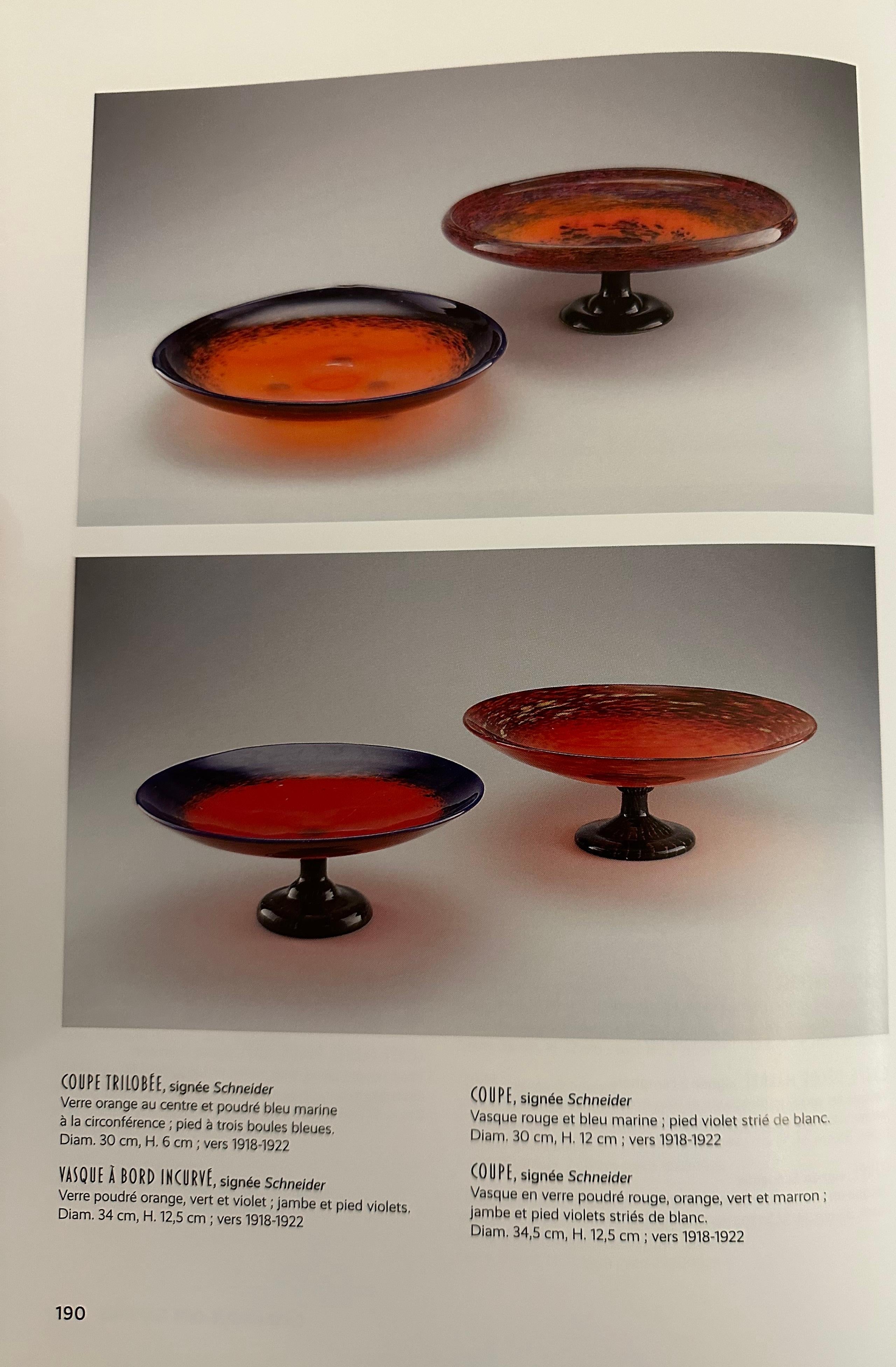 Vasenschild: Schneider  (Cup Jade-Dekoration), 1922, Stil: Art déco im Angebot 10