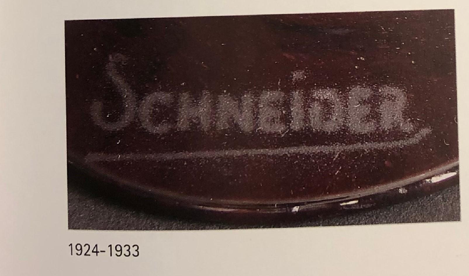 Vaso firmato: Schneider ( Decoración Jade ), 1922, Stile: Art Deco in vendita 9