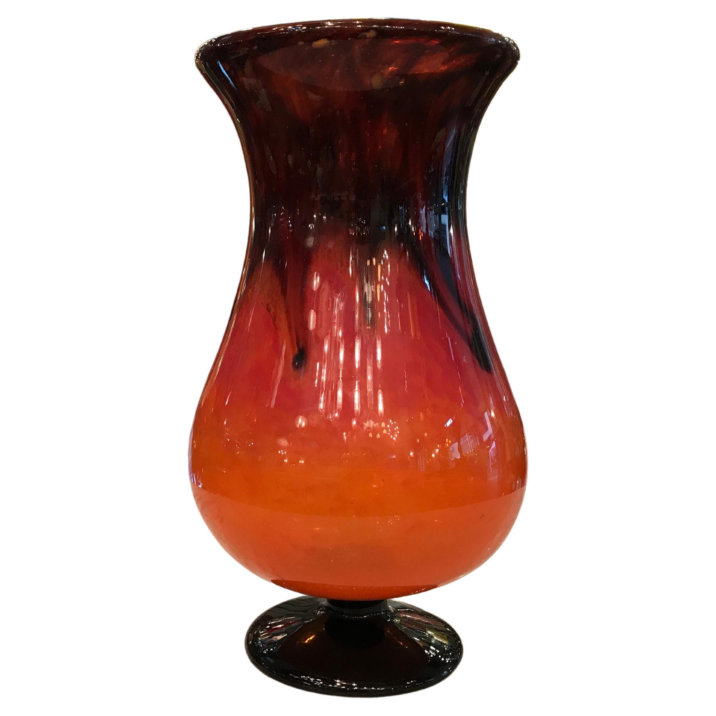 Vase Signe : Schneider ( Decoración Jade), 1922, Style : Art déco en vente